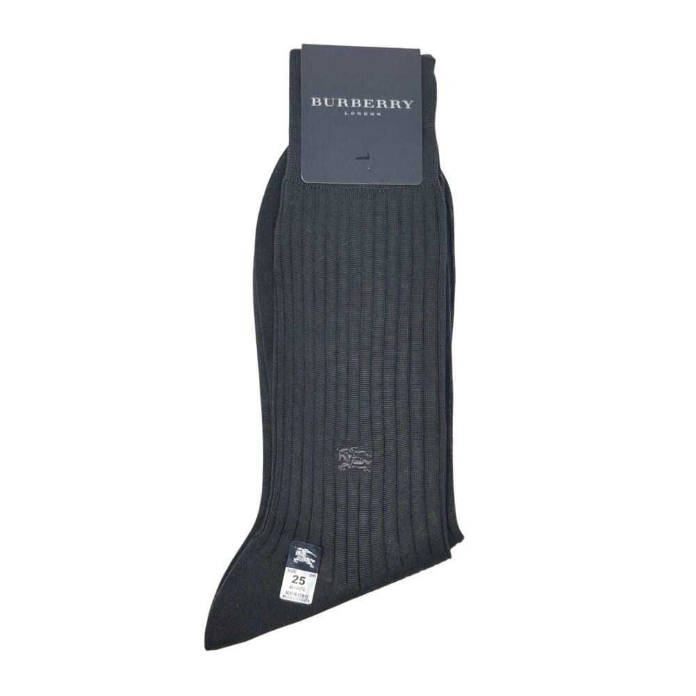 Burberry Dark Gray Dress Socks